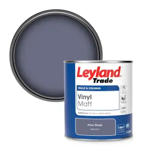 Leyland Trade Vinyl Matt Walls & Ceilings Emulsion Paint Plum Shade (PPG1173-6) 1L