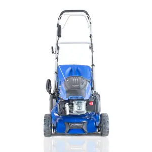 Hyundai 17"/43cm 139cc Electric-Start Self-Propelled Petrol Roller Lawnmower HYM430SPER