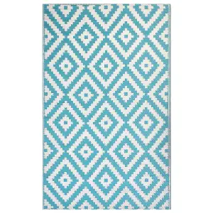 Outdoor Area Rug 120 x 180 cm Blue HAPUR