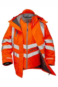 PULSAR High Visibility Rail Spec 7-in-1 Storm Coat