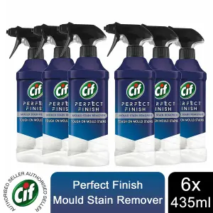 Cif Perfect Finish Specialist Cleaner Spray Mould Stain Remover 435ml, 6Pk