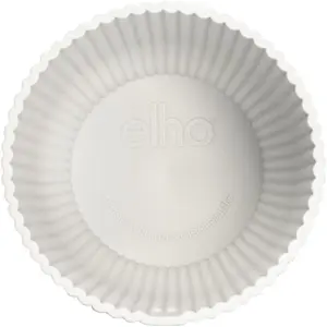 Elho Vibes Fold Mini 7cm Round Silky White Recycled Plastic Plant Pot