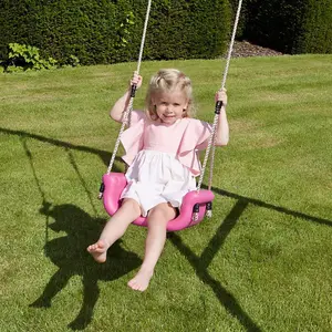 Rebo 3 in 1 Baby Toddler Children's Growable Swing Seat - Pink