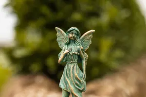 Garden Copper Effect Fairy Ornament