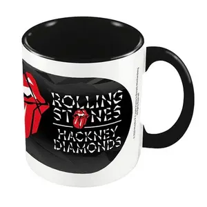 The Rolling Stones Black Diamond Inner Two Tone Mug White/Black/Red (One Size)