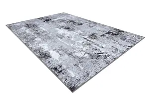 MIRO 51924.812 washing carpet Abstraction anti-slip - light grey 140x190 cm