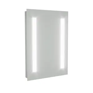 Nes Home 500 x 700mm Bathroom LED Mirror with Battery Powered Button Switch