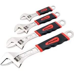 4 Piece Adjustable Wrench Spanner Set with Hex Sockets (CT1072)