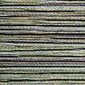 Green Striped Outdoor Rug, Striped Stain-Resistant Rug For Patio, Deck, Garden, 5mm Modern Outdoor Rug-60cm X 110cm