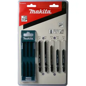 Makita 20 Piece Jigsaw Blade Set 50mm 70mm Wood Metal Plastic Aluminium + Case