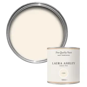 Laura Ashley Ivory Matt Emulsion paint, 100ml