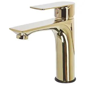 Beliani Modern Sink Faucet BERLOI Gold