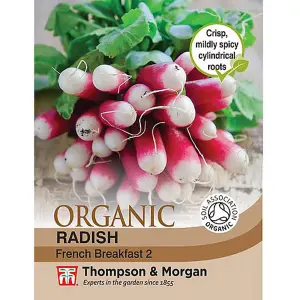 Organic Radish French Breakfast 2 1 Seed Packet