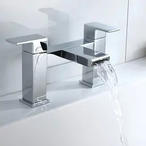 Nes Home Saturn Waterfall Bath Filler Mixer Tap