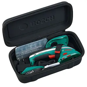 Bosch ISIO 3 III Cordless Shrub Grass Shear Hedge Cutter Multi Tool Set & Gloves