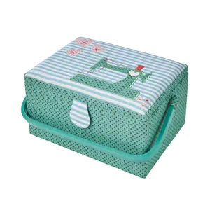 Medium Sewing Basket Sewing Machine 18.5 x 26 x 15cm - Sewing Online GA1119M