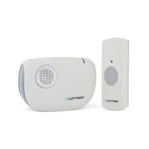 MIP3 - DingDong Battery Operated Portable Door Chime Kit - White