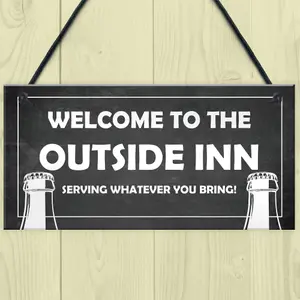 Outside Inn Bar Signs For Outdoor Hanging Wall Door Plaque Man Cave Gift