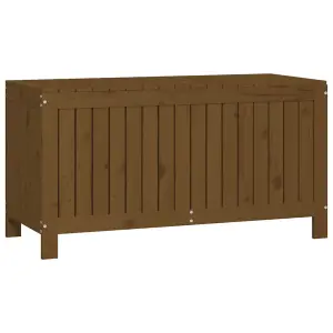 Berkfield Garden Storage Box Honey Brown 115x49x60 cm Solid Wood Pine