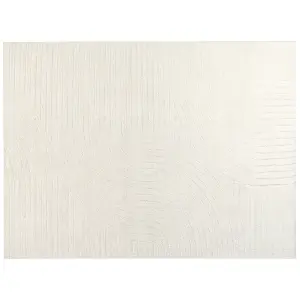 Wool Area Rug 300 x 400 cm Beige DAGARI