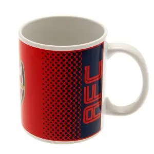 nal FC Fade Design Ceramic Mug In Acetate Box Red/White/Navy (9 x 8cm)