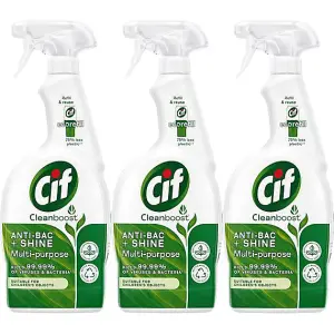 CIF SPRAY ANTIBACTERIAL  & SHINE 700ml (Pack of 3)