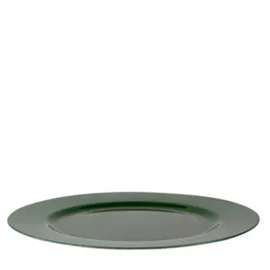 33cm Charger Plate Glossy Green