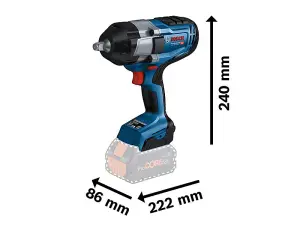 BOSCH GDS 18V-1000 18v Impact wrench 1/2" square drive