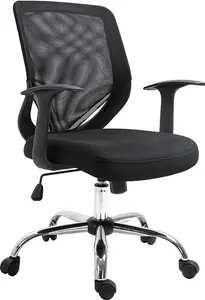 Essentials Black Mesh Office Chair