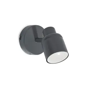 ValueLights Benton Grey IP44 Wall Light