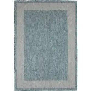 Ecology Collection Outdoor Rugs in Aqua  200AQ