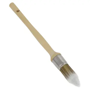 Sealey Round Sash Brush 21mm No Bristle Loss Chisel Tip Stainless Steel  SPBS21R