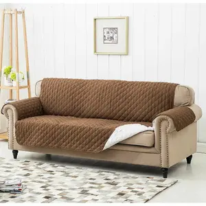 Brown Sofa Cover - 3 Seater Sofa