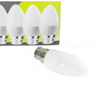 LED Candle Warm White 4PK 40W B22