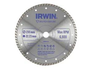 IRWIN 230mm Diamond Blade for Precision Cutting of Stone and Tile