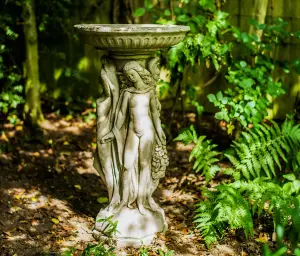 Three Graces Design Birdbath statuary