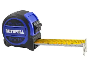 Faithfull Pro 5m Tape Measure with Dual Measurements for Professionals