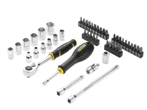 STANLEY FATMAX 48-Piece 1/4in M PRO-STACK Socket Set for Mechanics