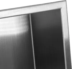 Thermopanel 304 Stainless Steel Recess Shower Niche Shelved - Stainless Steel (305x610x103mm)