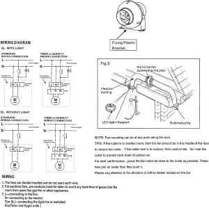 AirTech-UK Bathroom Centrifugal Fan Kit - Loft Ceiling Mount Extractor Duct Vent with Timer 4" (100MM)