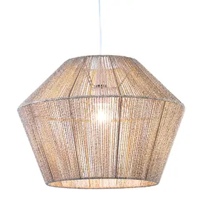 Litecraft Robbo Rattan Natural Lamp Shade