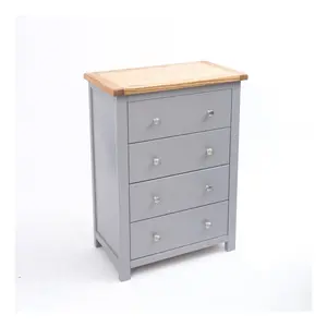 Mirano 4 Drawer Chest of Drawers Chrome Knob