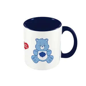 Care Bears This Is My Happy Face Inner Two Tone Gpy Bear Mug White/Light Blue/Dark Blue (One Size)