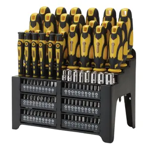 Draper Screwdriver and Bit Set, Yellow (103 Piece) 28012