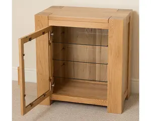 Kuba Solid Oak Media Unit with Storage