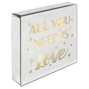 Mirrored Light Decorative Box