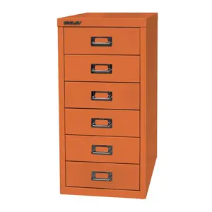 29er 27.9cm Wide 6 -Drawer File Cabinet Orange