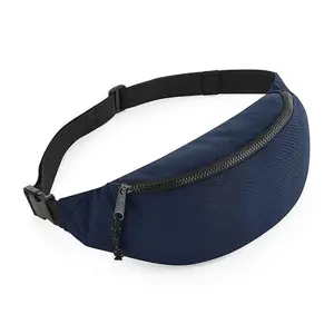 Bagbase Recycled Bum Bag Navy (One Size)