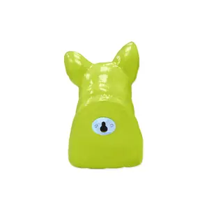 Walplus Animal Head Home Decoration Wall Art Sculpture - Green Dog