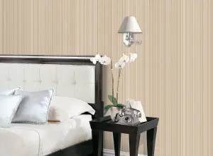 Galerie Natural Fx Beige Strea Embossed Wallpaper